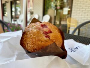Vegan Strawberry Muffin