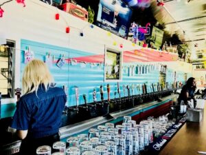 bartenders smiling at Roc Beer Park