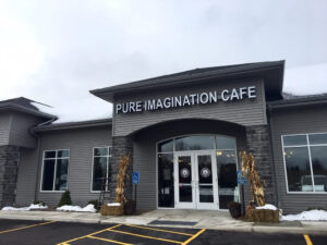 Front entrance to Pure Imagination Cafe