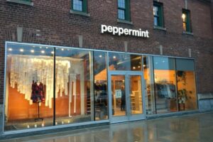 The entrance to Peppermint