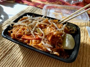 Vegetable Pad Thai takeout
