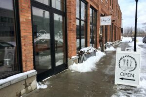 Entrance to Scratch Bakeshop