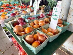 Onions for Sale at the Public Market