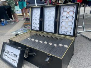 Glasses for sale at The Lucky Flea