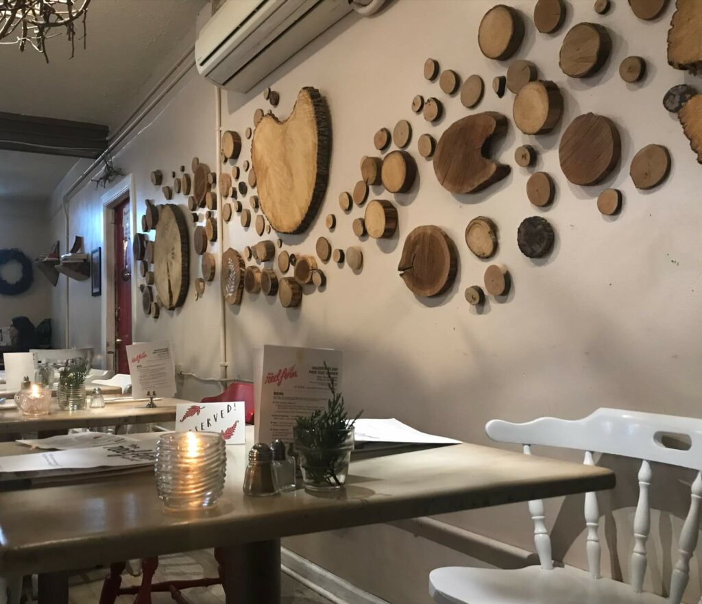 Interior shot of The Red Fern