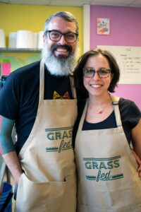 Rob and Nora, Owners of Grass Fed