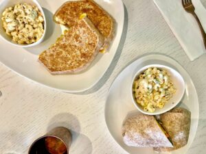 Vegan dishes at Eden Cafe