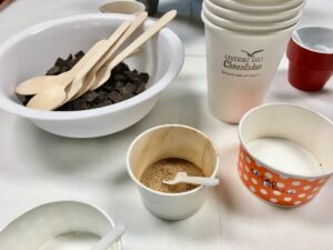 Laughing Gull Chocolates cup