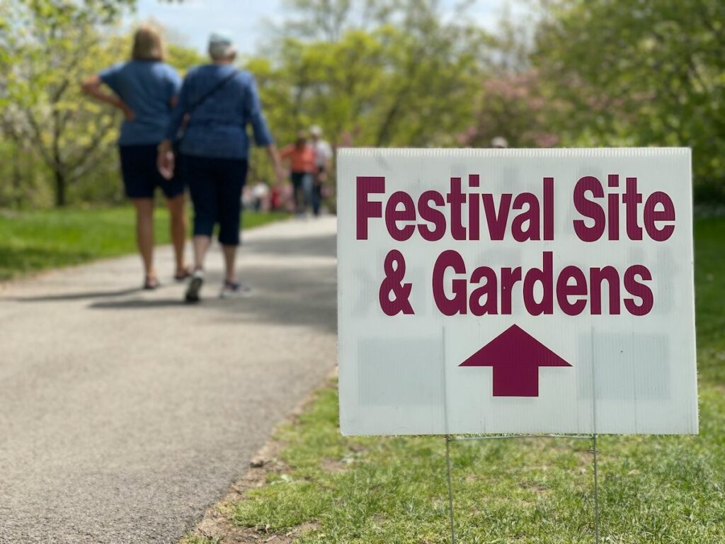 Lilac Festival sign
