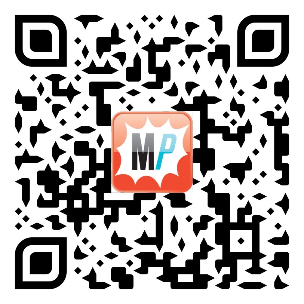 QR code created to link to a digital business card
