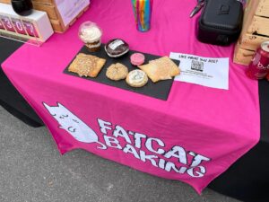 Fatcat Baking display at the Syracuse Vegfest
