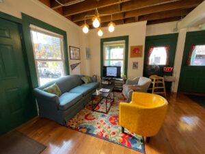 Living Room seating at Bookeater