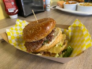 The "Big Meech" burger.