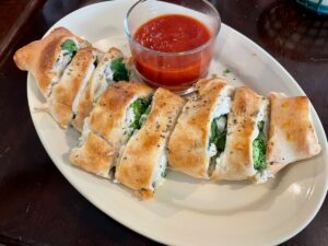 The vegan "california" stromboli