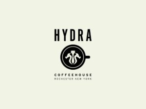 Logo for Hydra Coffeehouse in Rochester, NY