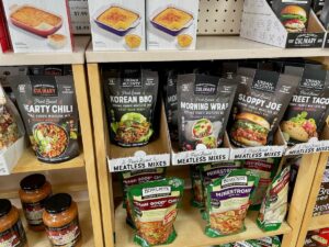 Plant-based options at Red Bird Market