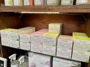 Bar soap options at Renew Bath and Body in Buffalo.