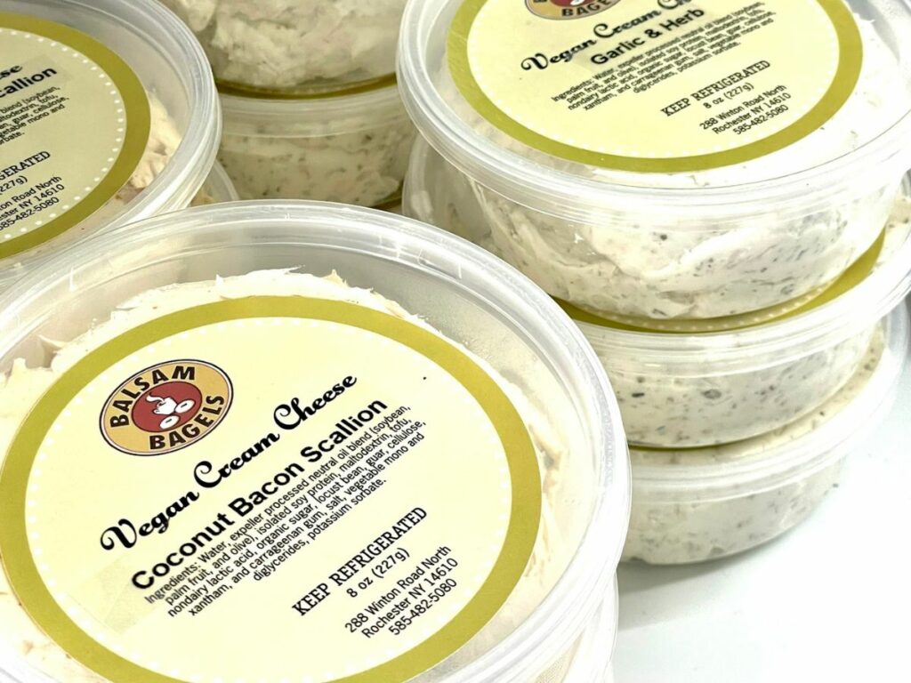 Vegan cream cheeses