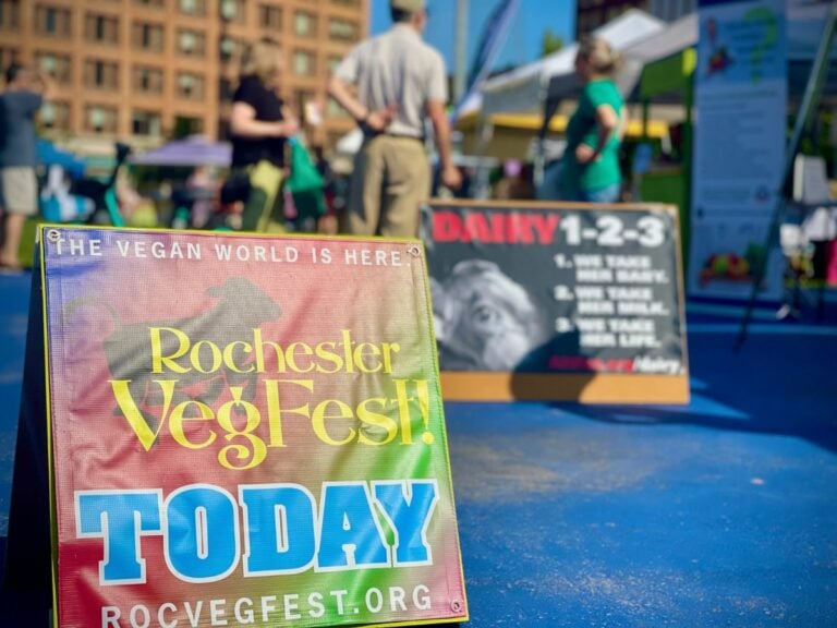 Rochester VegFest Sign
