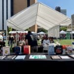 A cooking demo at the VegFest