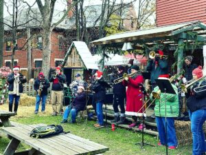 Holiday musical performance at the It's a Wonderful Life in the South Wedge Festival