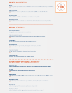 The Hops Spot menu page 1 of 1