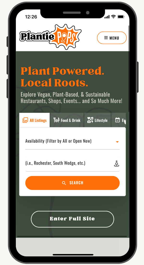 Cell Phone Frame-plantie