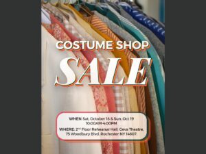 Geva Theatre Costume Sale October 18-19th 2025